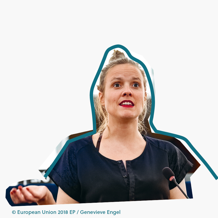 Porträt von Theresa Reintke, Copyright: European Union 2018 EP/Genevieve Engel
