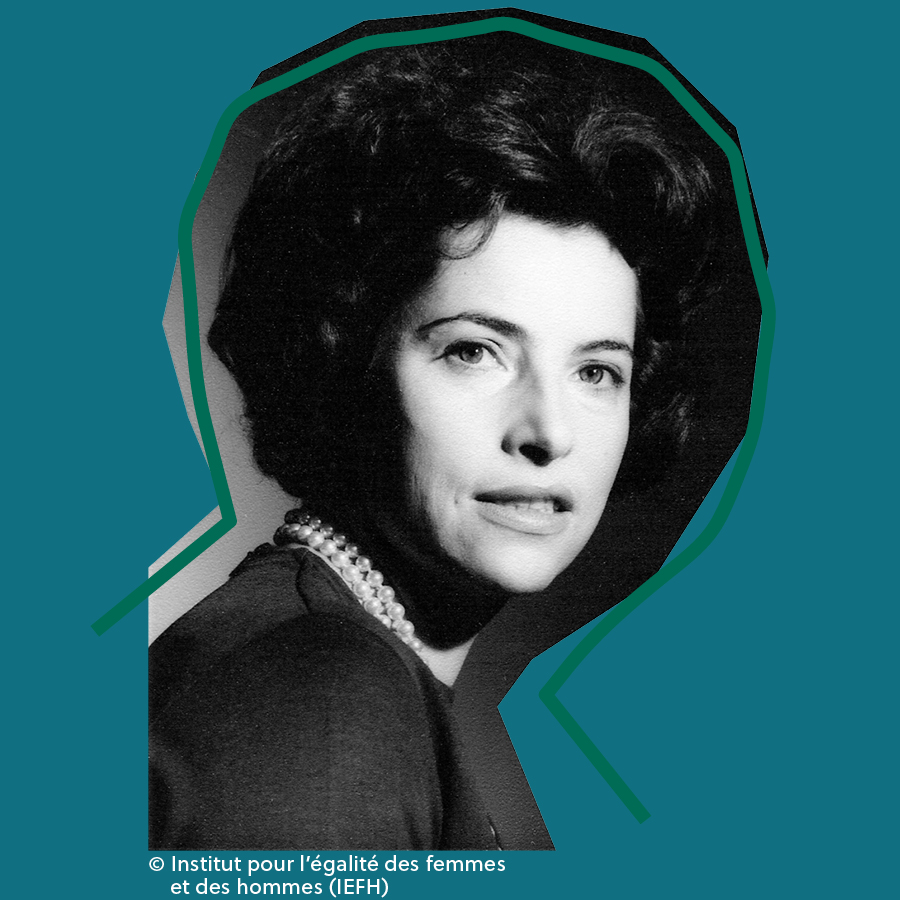 Porträt von Éliane Vogel-Polsky, Copyright: Institut por l'egalite des femmes et des hommes (IEFH)