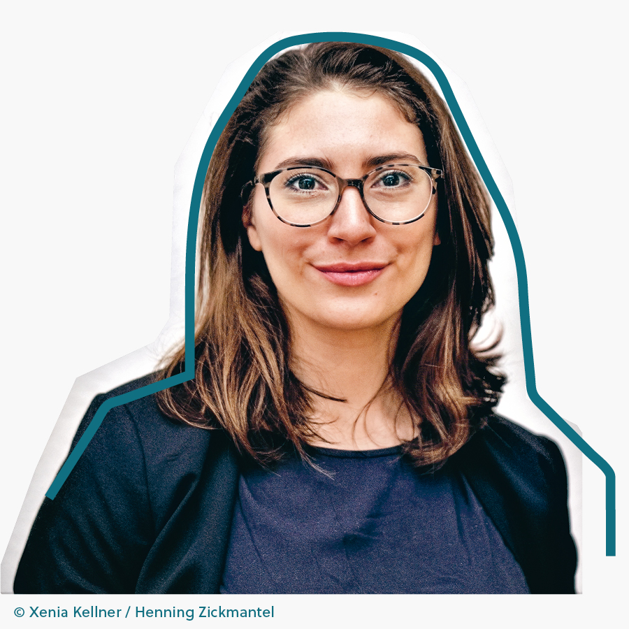 Porträt von Xenia Kellner, Copyright: Xenia Kellner/Henning Zickmantel